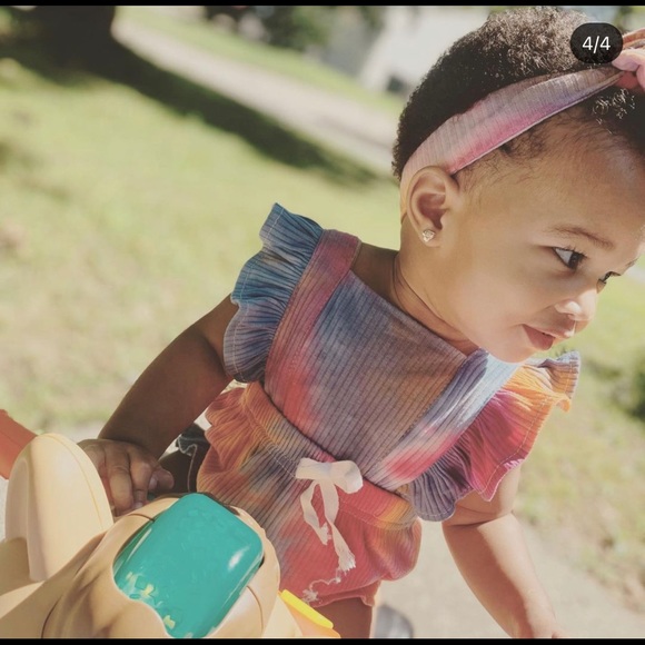 Tie dye on-site romper - Picture 4 of 5